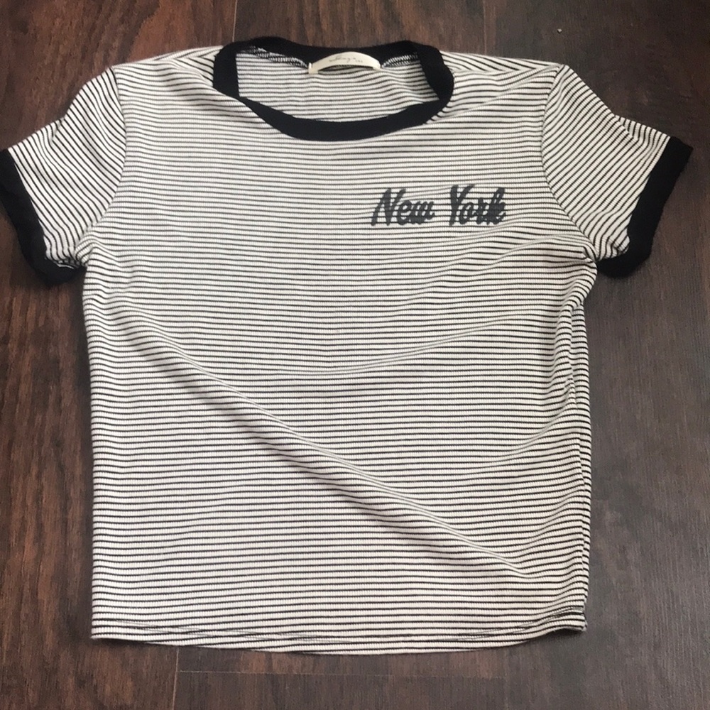 Stripped crop top size M